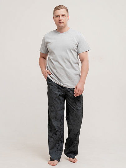Пижама "Туман" Чёрный, Серый арт. мк1286чс
